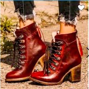 Freebird borow size 8 in wine